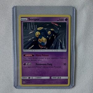 2017 Seviper Pokémon card #50/147